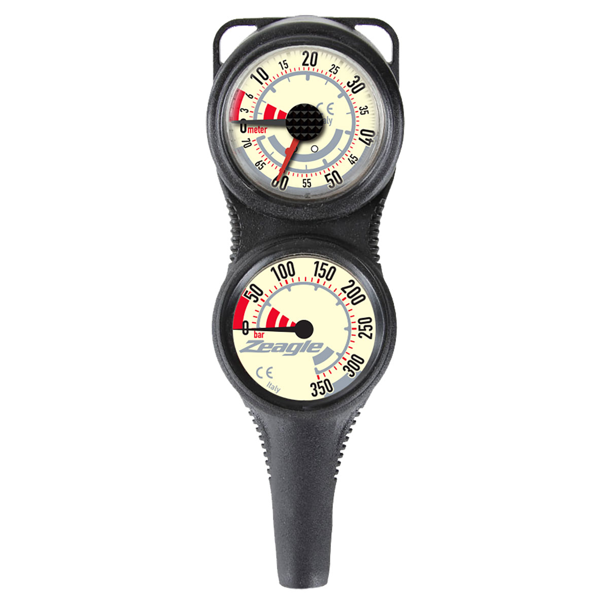Zeagle Combo 2 Gauge with Rubber Hose Metric